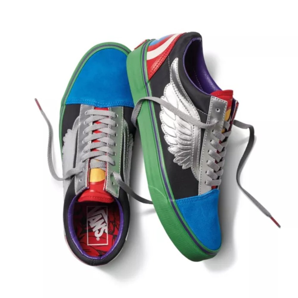 Vans X Marvel Old Skool Avengers Low Tops - BNNB